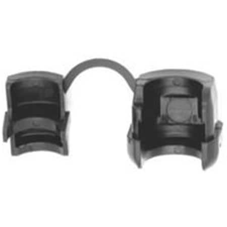 Jandorf Cable Protector, 1 in L, Nylon, Black 3394707